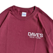 ＤＡＶＥ’Ｓ　ＮＥＷ　ＹＯＲＫ　／　ＬＯＧＯ　ＴＥＥ　（ＢＵＲＧＵＮＤＹ）