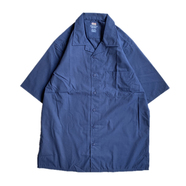 RED KAP / OPEN COLLAR SHIRT (NAVY)