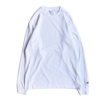 ＣＨＡＭＰＩＯＮ　ＵＳＡ　／　５．２ｏｚ　Ｌｏｎｇ　Ｓｌｅｅｖｅ　Ｔｅｅ　（ＷＨＩＴＥ）