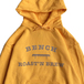 ＢＥＮＣＨ　／　ＣＯＬＬＥＧＥ　ＬＯＧＯ　ＨＯＯＤＹ　（ＹＥＬＬＯＷ）