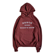 BENCH / COLLEGE LOGO HOODY (BURGUNDY)