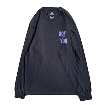 ＮＯＴＨＩＮ’　ＳＰＥＣＩＡＬ　／　ＮＯＴ　４　ＹＯＵ　ＬＯＮＧ　ＳＬＥＥＶＥ　ＴＥＥ　（ＢＬＡＣＫ）