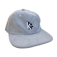 KRU NYC / KR CORDUROY 6PANEL CAP (GREY)