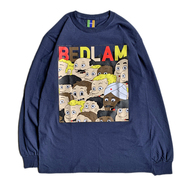 BEDLAM / GIMMICKS CITY PLAY LS TEE (NAVY)