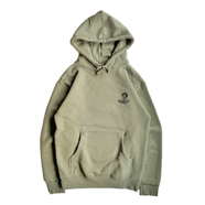 BENCH / REVERSE SLEEVE AFRO HOODIE (OLIVE)