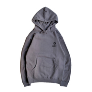 BENCH / REVERSE SLEEVE AFRO HOODIE (CHARCOAL)