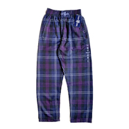 WACK WACK / Body groove check pants (PURPLE)