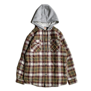 WRANGLER / FLANNEL SHIRT JACKET (BROWN)