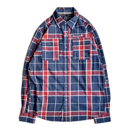 ATG by WRANGLER / UTILITY FLANNEL SHIRT (NAVY)