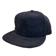 CALI HEADWEAR / 5PANEL CORDUROY CAP (BLACK)