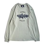 NOTHIN' SPECIAL / COELACANTH LONG SLEEVE TEE (STONE WASHED GREEN)