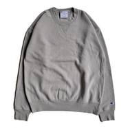 CHAMPION USA / GARMENT DYED CREW NECK (CONCRETE)