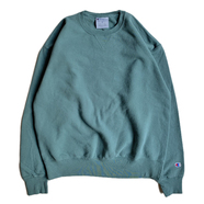 CHAMPION USA / GARMENT DYED CREW NECK (CACTUS)