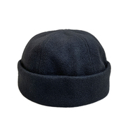 EMSTATE by WINNER CAPS / WOOL ROLL CAP (BLACK)