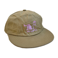 WACK WACK / COUCH POTATO WAXED COTTON 6PANEL CAP (BEIGE)