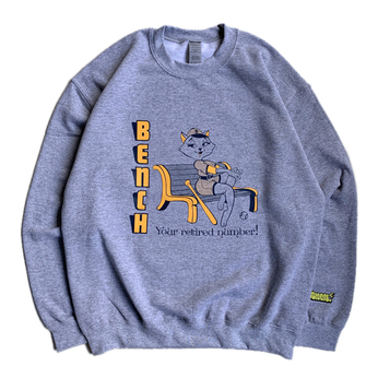 ＢＥＮＣＨ　／　ＲＥＴＩＲＥＤ　ＮＵＭＢＥＲ　ＣＲＥＷ　ＮＥＣＫ　（ＧＲＥＹ）