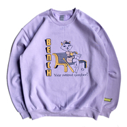 BENCH / RETIRED NUMBER CREW NECK (PURPLE)