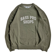 BASS PRO SHOPS / LOGO CREW NECK (OLIVE)