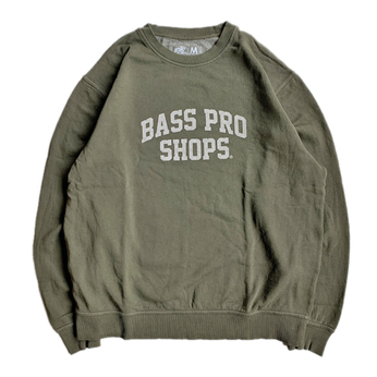 ＢＡＳＳ　ＰＲＯ　ＳＨＯＰＳ　／　ＬＯＧＯ　ＣＲＥＷ　ＮＥＣＫ　（ＯＬＩＶＥ）