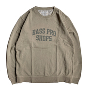 BASS PRO SHOPS / LOGO CREW NECK (KHAKI)