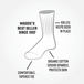 Ｍａｇｇｉｅ’ｓ　Ｏｒｇａｎｉｃ　／　Ｏｒｇａｎｉｃ　Ｃｏｔｔｏｎ　Ｃｒｅｗ　Ｓｏｃｋｓ　（Ｎａｔｕｒａｌ）