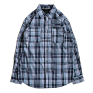 ATG by WRANGLER / UTILITY FLANNEL SHIRT (BLUE)