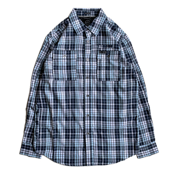 ＡＴＧ　ｂｙ　ＷＲＡＮＧＬＥＲ　／　ＵＴＩＬＩＴＹ　ＦＬＡＮＮＥＬ　ＳＨＩＲＴ　（ＢＬＵＥ）