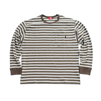 ｎｕｔｔｙｃｌｏｔｈｉｎｇ　／　Ｍｕｌｔｉ　Ｂｏｒｄｅｒ　Ｐｏｃｋｅｔ　Ｌ／Ｓ　Ｔ－Ｓｈｉｒｔ　　（Ｏｌｉｖｅ）