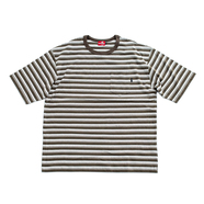 nuttyclothing / Multi Border Pocket T-Shirt (Olive)