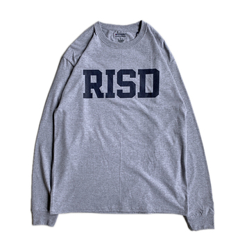 ＲＩＳＤ（Ｒｈｏｄｅ　Ｉｓｌａｎｄ　Ｓｃｈｏｏｌ　ｏｆ　Ｄｅｓｉｇｎ）　／　ＬＯＧＯ　ＬＳ　ＴＥＥ　（ＧＲＥＹ）