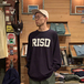 ＲＩＳＤ（Ｒｈｏｄｅ　Ｉｓｌａｎｄ　Ｓｃｈｏｏｌ　ｏｆ　Ｄｅｓｉｇｎ）　／　ＬＯＧＯ　ＬＳ　ＴＥＥ　（ＮＡＶＹ）