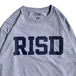 ＲＩＳＤ（Ｒｈｏｄｅ　Ｉｓｌａｎｄ　Ｓｃｈｏｏｌ　ｏｆ　Ｄｅｓｉｇｎ）　／　ＬＯＧＯ　ＬＳ　ＴＥＥ　（ＧＲＥＹ）