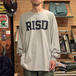 ＲＩＳＤ（Ｒｈｏｄｅ　Ｉｓｌａｎｄ　Ｓｃｈｏｏｌ　ｏｆ　Ｄｅｓｉｇｎ）　／　ＬＯＧＯ　ＬＳ　ＴＥＥ　（ＧＲＥＹ）