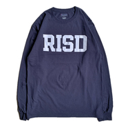 RISD(Rhode Island School of Design) / LOGO LS TEE (NAVY)