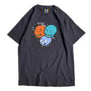 BEDLAM x CRACK GALLERY / 3 FACE TEE (BLACK)