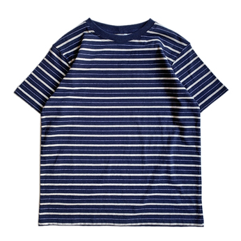 ＣＯＬＵＭＢＩＡ　ＫＮＩＴ　／　［ＭＡＤＥ　ＩＮ　ＵＳＡ］　ＢＯＲＤＥＲ　ＴＥＥ　（ＮＡＶＹ）