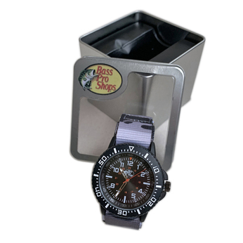 ＢＡＳＳ　ＰＲＯ　ＳＨＯＰＳ　／　ＮＡＴＯ　ＳＴＲＡＰ　ＷＡＴＣＨ　（ＧＲＥＹ　ＣＡＭＯ）