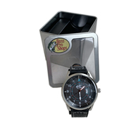 BASS PRO SHOPS / LEATHER STRAP WATCH (BLACK)