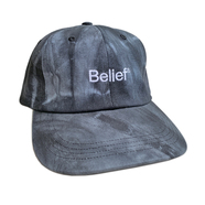 BELIEF / Tie Dye Logo 6 Panel (Black)