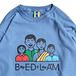 ＢＥＤＬＡＭ　／　ＦＡＭＩＬＹ　ＴＩＥＳ　ＬＳ　ＴＥＥ　（Ｉｎｄｉｇｏ　Ｂｌｕｅ）