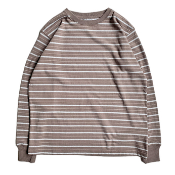 ＣＯＬＵＭＢＩＡ　ＫＮＩＴ　／　［ＭＡＤＥ　ＩＮ　ＵＳＡ］　ＢＯＲＤＥＲ　　ＬＳ　ＴＥＥ　（ＭＯＣＨＡ）