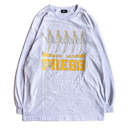 WACK WACK / " 5AM " COLLEGE LOGO LS Tee