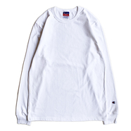 CHAMPION USA / HERITAGE LS TEE (WHITE)