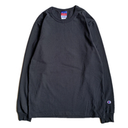 CHAMPION USA / HERITAGE LS TEE (BLACK)