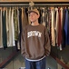 ＩＶＹ　ＳＰＯＲＴ　／　ＢＲＯＷＮ　ＬＯＧＯ　ＳＷＥＡＴ　ＳＨＩＲＴ　（ＢＲＯＷＮ）