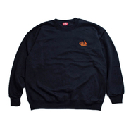 nuttyclothing / Simple nice thinkng Sweat Shirt (BLACK)