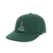 BELIEF NYC / Lighthouse 6 Panel CAP (Dark Green)