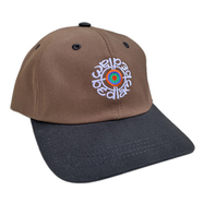 BEDLAM / USA 2 TONE TARGET CAP (Brown/black)