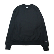 CHAMPION USA / REVERSE WEAVE CREW NECK (BLACK)