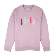 LASER BARCELONA / UNI CREWNECK (MAUVE)